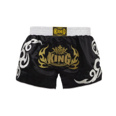 Шорты для тайского бокса Top King Retro Muay Thai Shorts Black