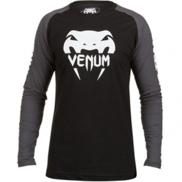Лонгслив Venum Pro Team 2.0 Long Sleeve T-Shirt Black Grey