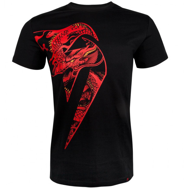 Футболка Venum Giant x Dragon T-shirt Black Red