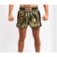 Шорты для тайского бокса Venum Giant Foil Khaki Gold