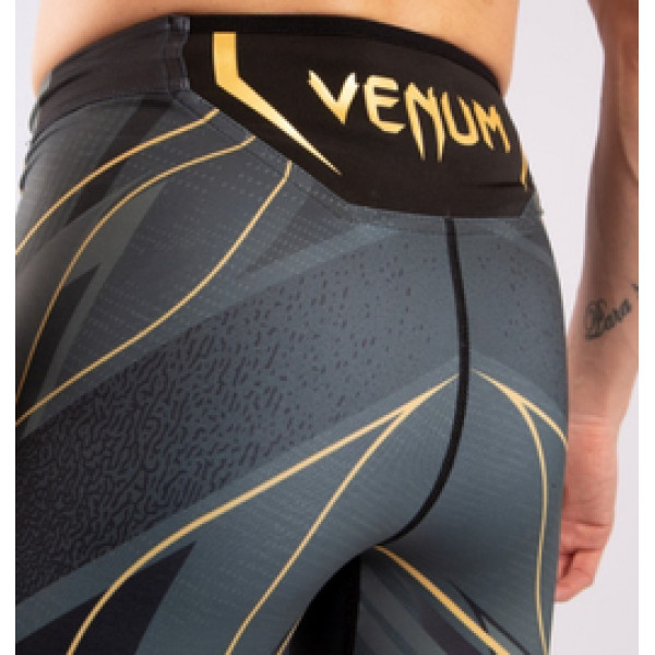 Компрессионные шорты Venum UFC Fight Night Long Pro Line Vale Tudo Black Gold