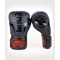 Боксерские перчатки Venum Elite Boxing Gloves Navy Blue Black-Red