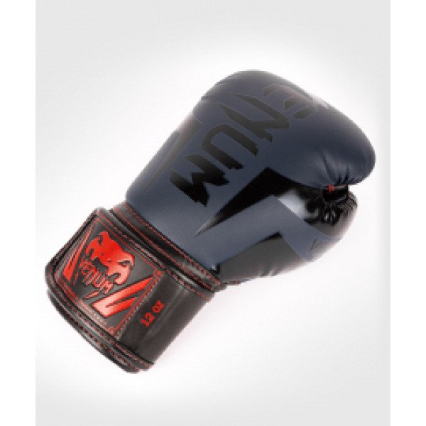 Боксерские перчатки Venum Elite Boxing Gloves Navy Blue Black-Red