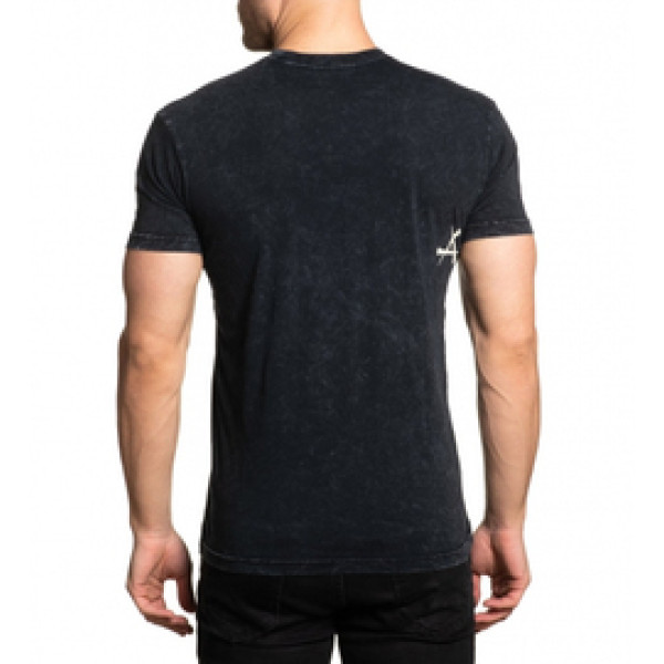 Футболка Affliction Sonic Madness Black Lava Wash