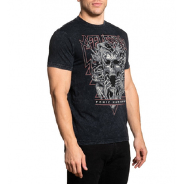 Футболка Affliction Sonic Madness Black Lava Wash