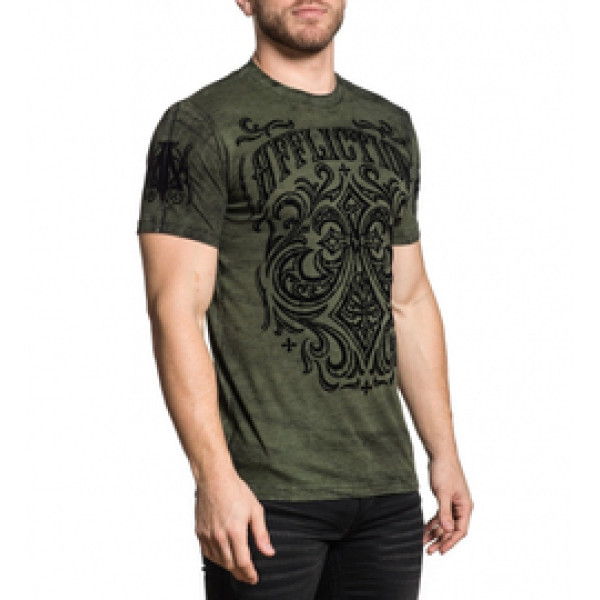 Футболка Affliction Ironside Military Green