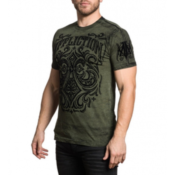 Футболка Affliction Ironside Military Green