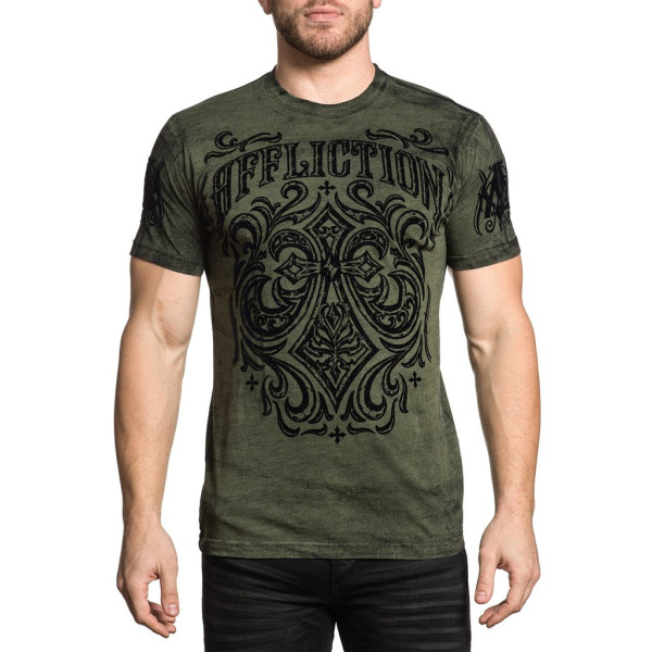 Футболка Affliction Ironside Military Green