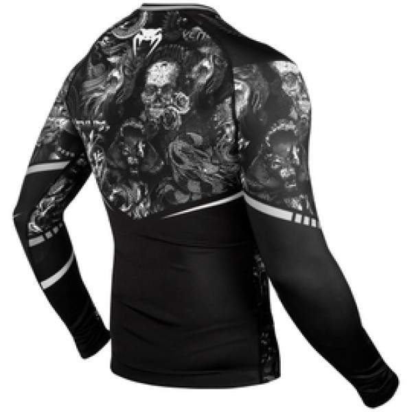 Рашгард Venum Long Sleeves Art Rashguard Black White