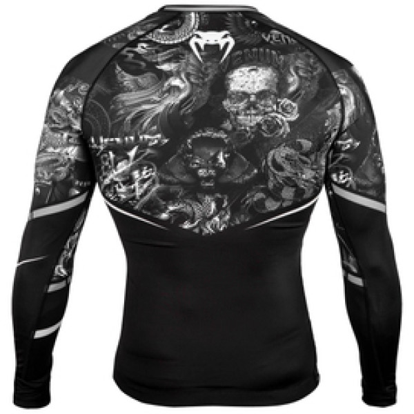 Рашгард Venum Long Sleeves Art Rashguard Black White