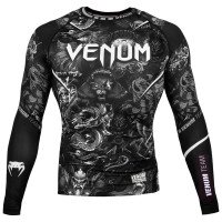Рашгард Venum Long Sleeves Art Rashguard Black White