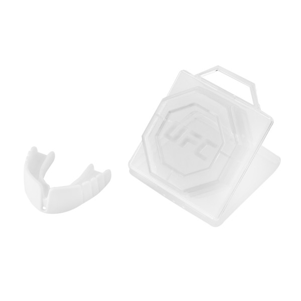 Капа боксерська OPRO Junior Snap-Fit UFC Hologram White (art.002263002)