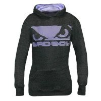 Женская толстовка Bad Boy Womans Fleece Hoodie Charcoal