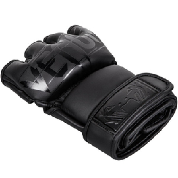 Перчатки Venum Undisputed 2.0 MMA Gloves - Semi Leather Matte Black