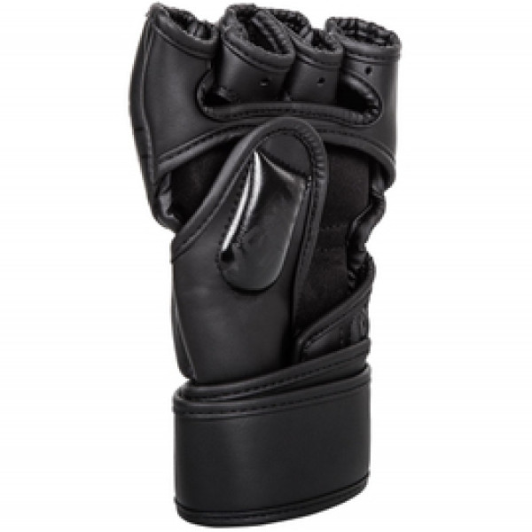 Перчатки Venum Undisputed 2.0 MMA Gloves - Semi Leather Matte Black