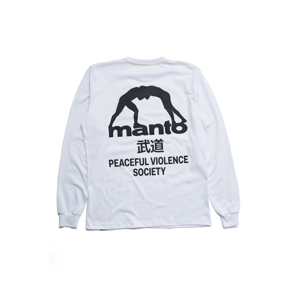 Лонгслив MANTO Longsleeve Society White