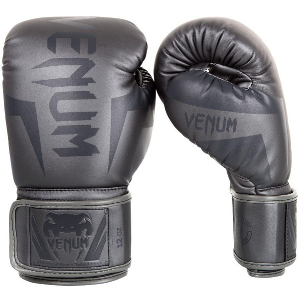 Боксерские перчатки Venum Elite Boxing Gloves Grey