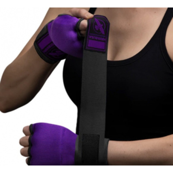 Гелевые бинты Hayabusa Quick Gel Handwraps Purple Black