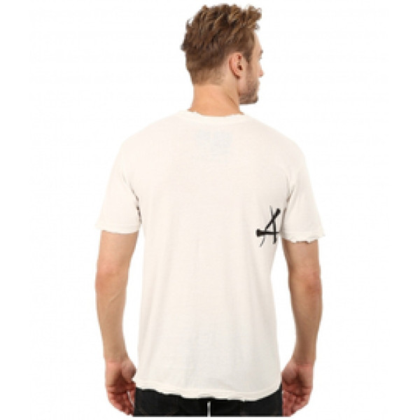 Футболка Affliction Crows SS Tee Vintage White