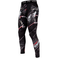 Компрессионные штаны Venum Grizzli Spats Black