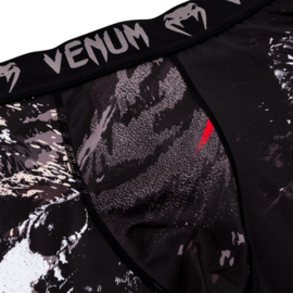 Компрессионные штаны Venum Grizzli Spats Black