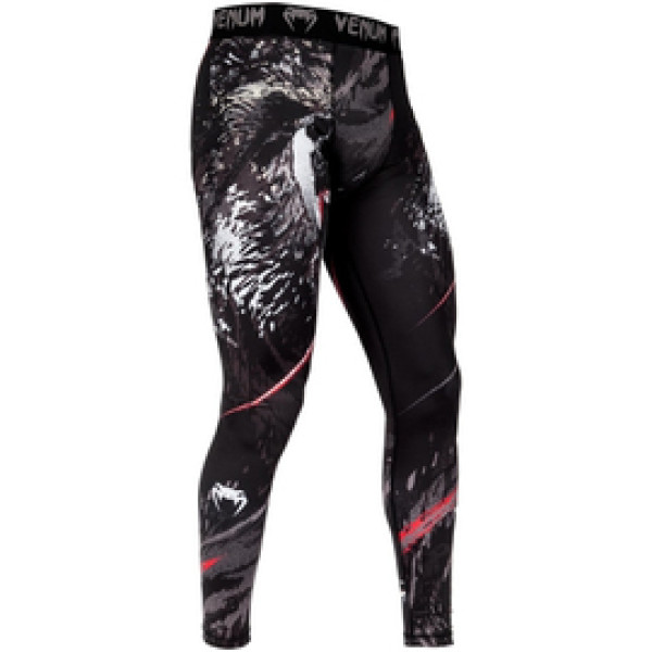 Компрессионные штаны Venum Grizzli Spats Black