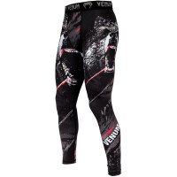 Компрессионные штаны Venum Grizzli Spats Black