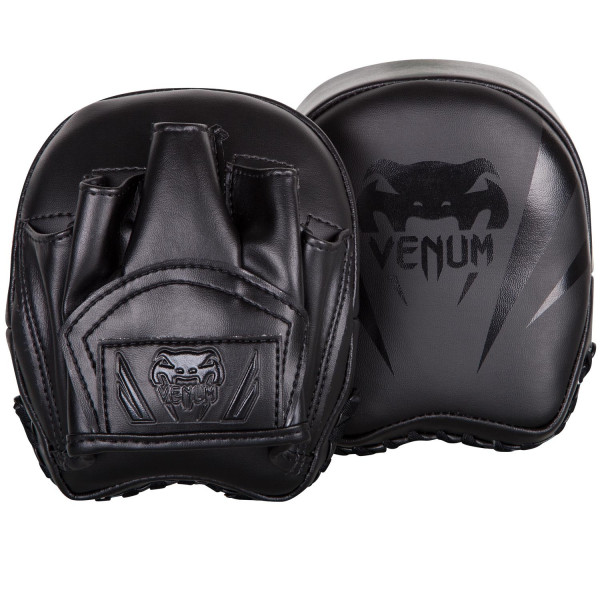 Лапы Venum Elite Mini Punch Mitts Black Black