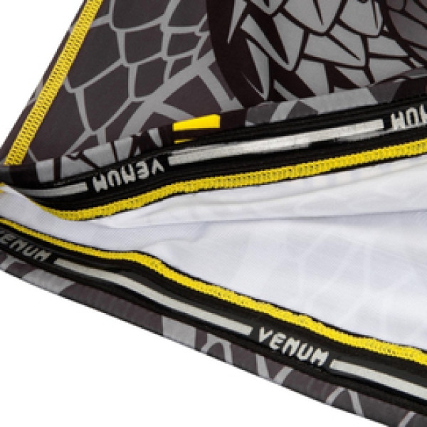 Рашгард Venum Snaker Rashguard Short Sleeves Black Yellow