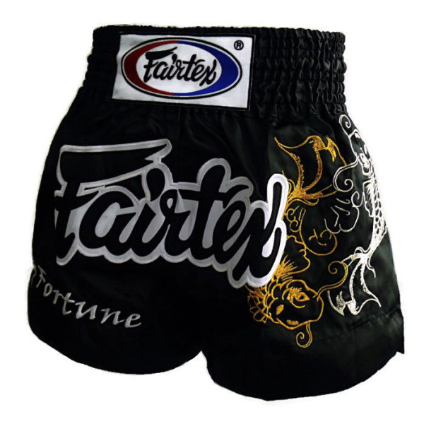 Шорты для тайского бокса Fairtex My Fortune Black Muaythai Shorts