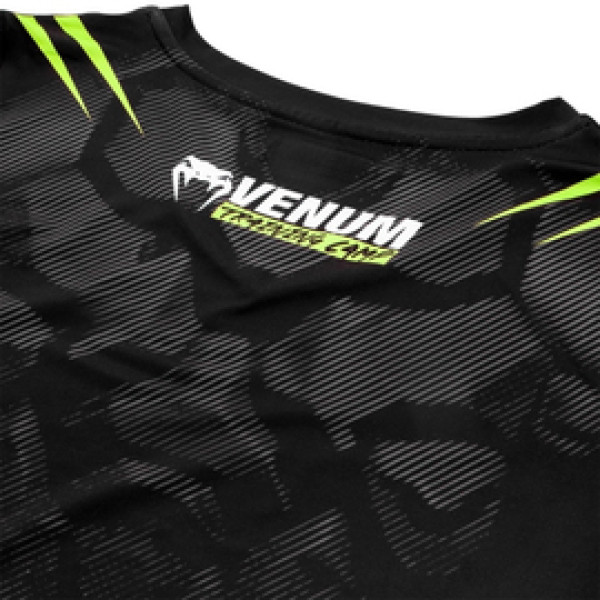 Женская Футболка Venum Training Camp 2.0 T-Shirt Black Neo Yellow