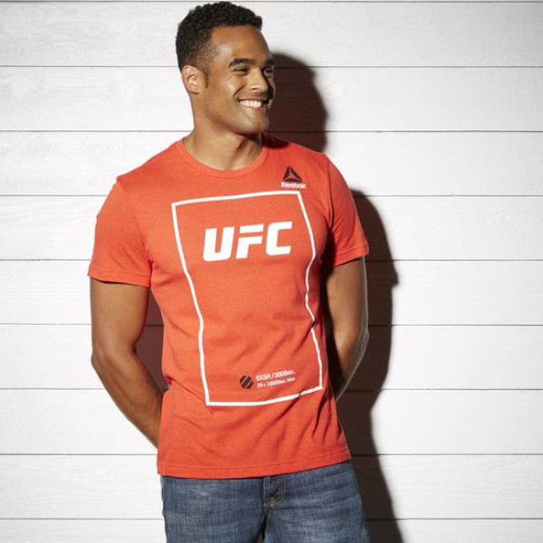 Футболка Reebok UFC Fan Triblend Tee Riot Red