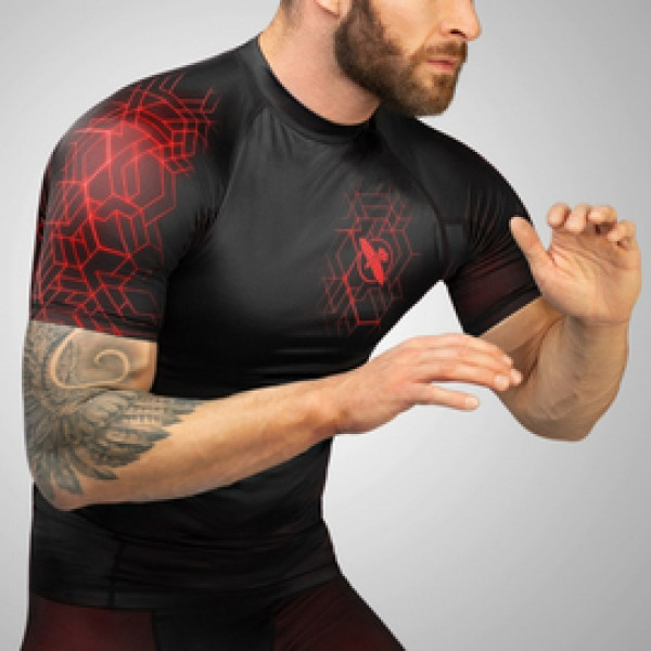 Рашгард Hayabusa Geo Short Sleeve Rashguard Red