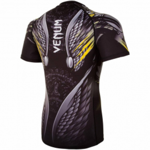 Рашгард Venum Viking 2.0 Rashguards Short Black Yellow