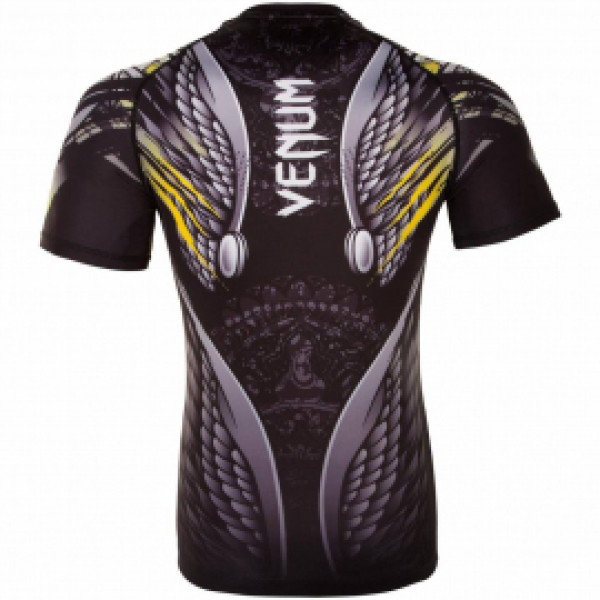 Рашгард Venum Viking 2.0 Rashguards Short Black Yellow