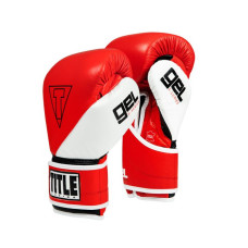 Боксерские перчатки Title GEL E-Series Training Gloves Red White