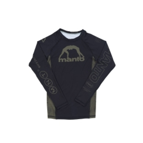 Рашгард MANTO Long Sleeve Rashguard Elipses Black