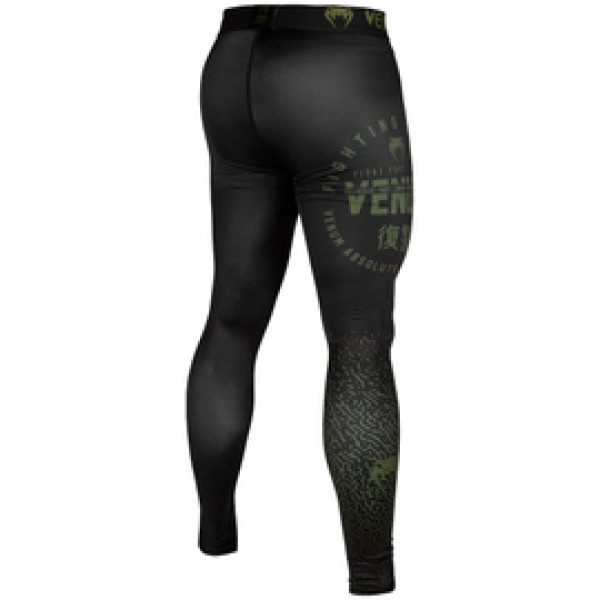 Компрессионные штаны Venum Signature Spats Black Khaki Exclusive