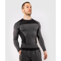 Рашгард Venum G-Fit Rashguard Long Sleeves Grey Black