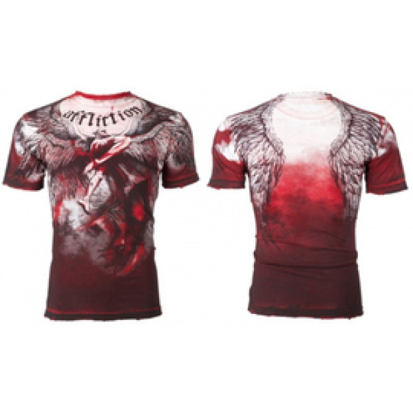 Футболка Affliction Upward T-Shirt Red