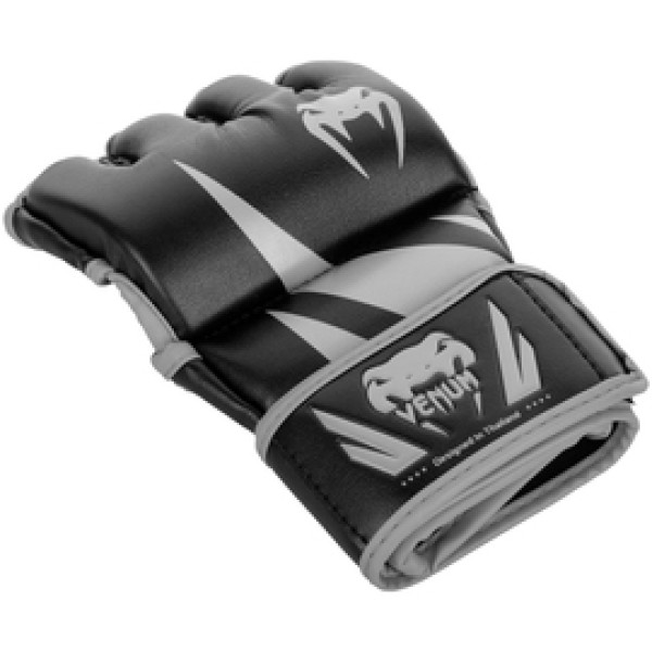 Перчатки MMA Venum Challenger MMA Gloves Without Thumb Black Grey