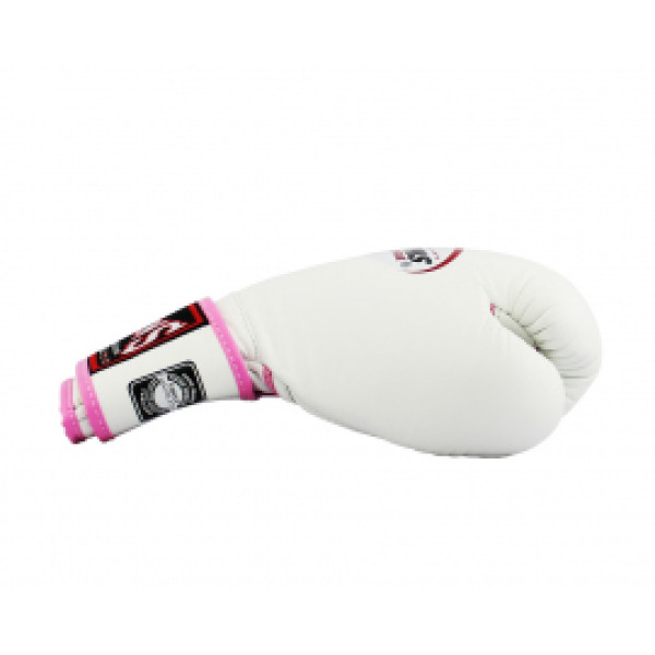 Twins Боксерские перчатки Twins Velcro Mesh Edition BGVLA1 White Pink