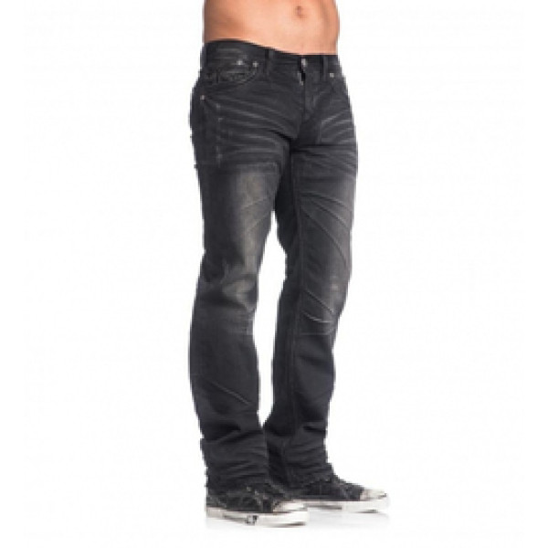 Джинсы Affliction Blake Fleur Black