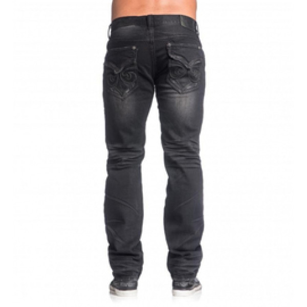 Джинсы Affliction Blake Fleur Black