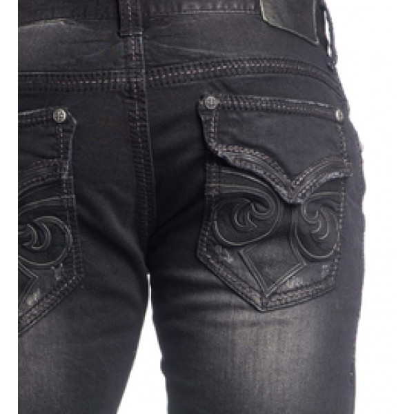 Джинсы Affliction Blake Fleur Black