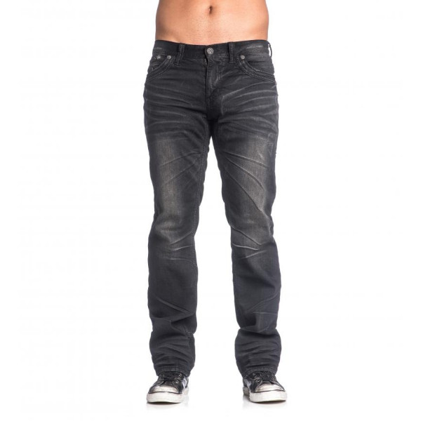 Джинсы Affliction Blake Fleur Black