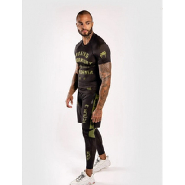 Компрессионные штаны Venum Boxing Lab Black Green