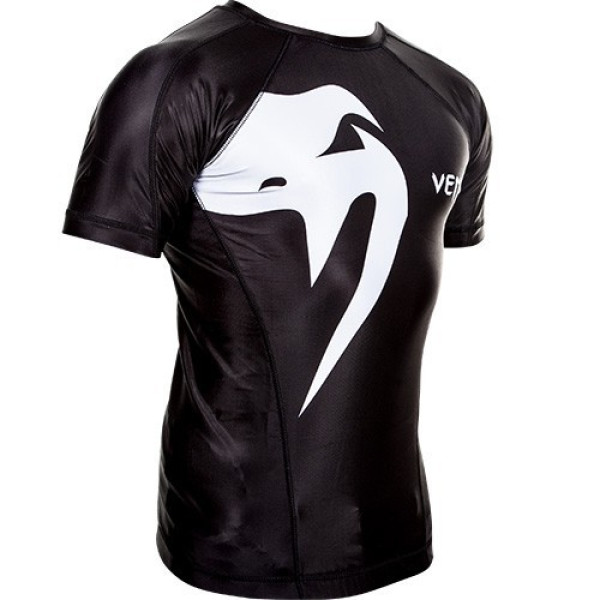 Рашгард Venum Giant rashguard - Black короткий рукав