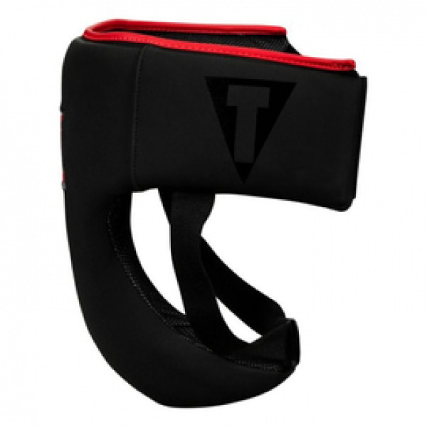 Защита паха Title Leather Solar Groin Protector Black Red