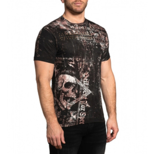 Футболка Affliction Brooklyn Sinners Ellis Wash
